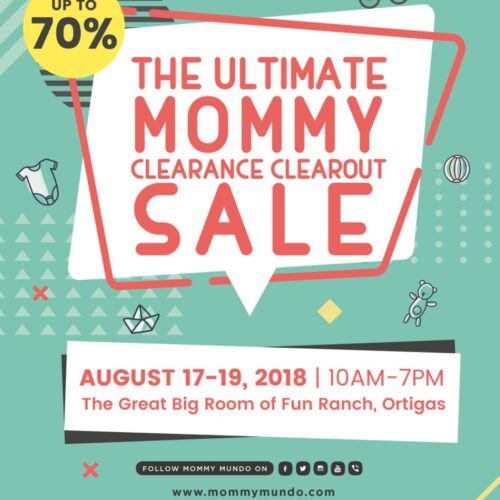 Save The Date For Mommy Mundo’s Clearance Clearout