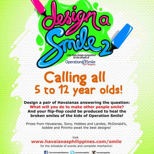 Havaianas Pays it Forward with Design a Smile 2 for the Benefit of Operation Smile