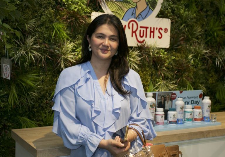 Celebrity mom Dimples Romana at the Mary Ruth launch